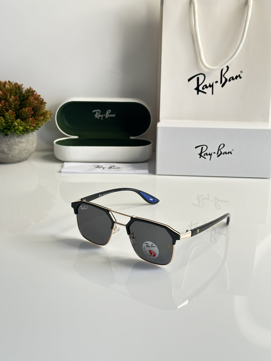 Ray Ban Fancy Sunglass For Daily Causal Evergreen UV Protected For Unisex