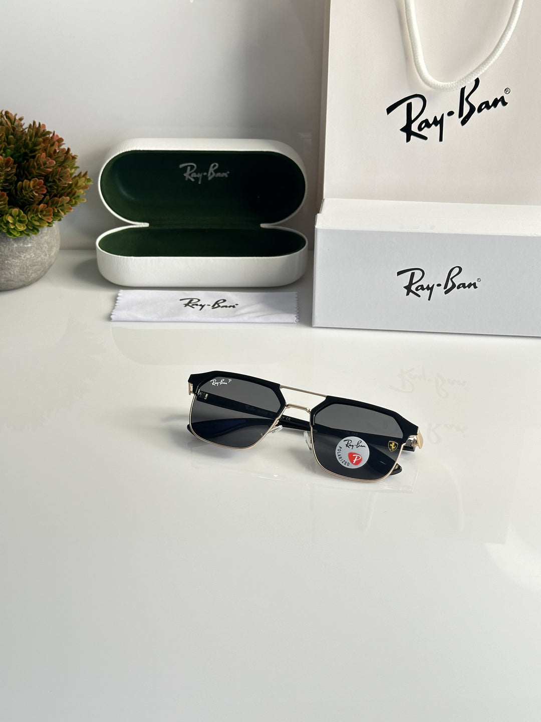 Ray Ban Fancy Sunglass For Daily Causal Evergreen UV Protected For Unisex
