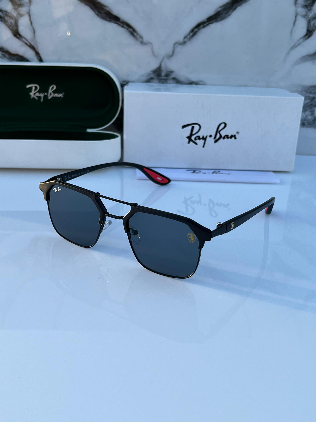 Ray Ban Fancy Sunglass For Daily Causal Evergreen UV Protected For Unisex