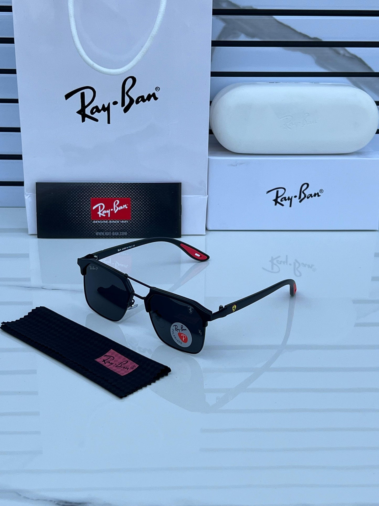 Ray Ban Fancy Sunglass For Daily Causal Evergreen UV Protected For Unisex