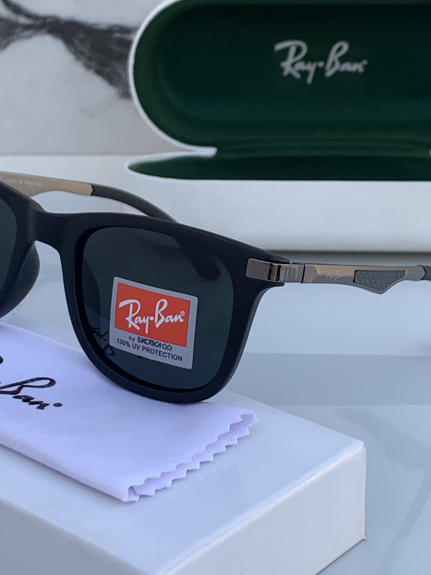 Ray Ban All Season Special Trending Slant  Fashionable Sunlight Eye Protected Hot Favourite Sunglasses For Unisex.