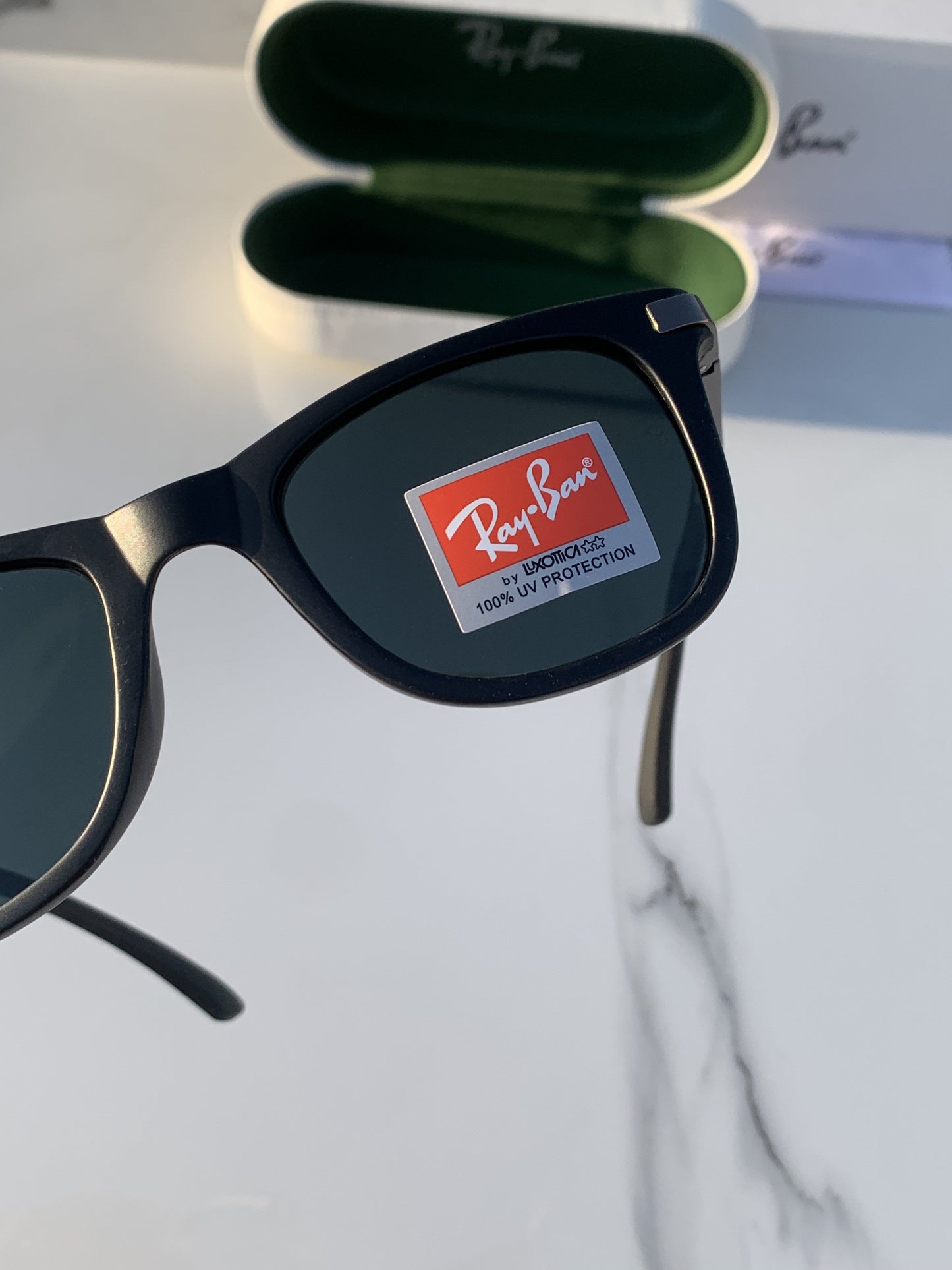Ray Ban All Season Special Trending Slant  Fashionable Sunlight Eye Protected Hot Favourite Sunglasses For Unisex.