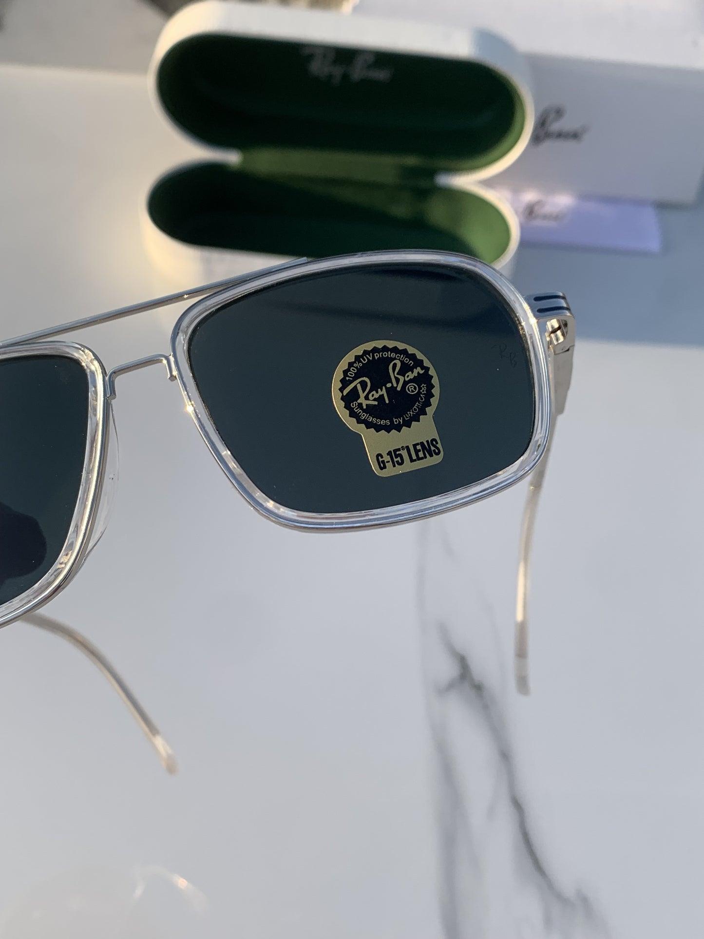 Ray Ban Fancy Sunglass For Daily Causal Evergreen UV Protected For Unisex