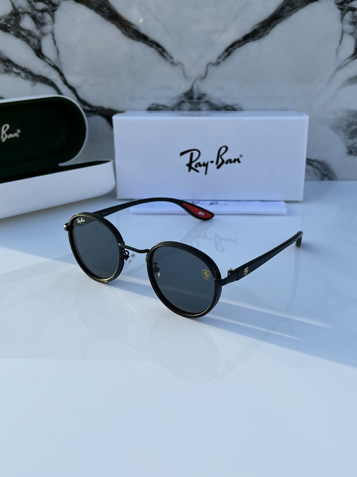 Ray Ban Fancy Sunglass For Daily Causal Evergreen UV Protected For Unisex