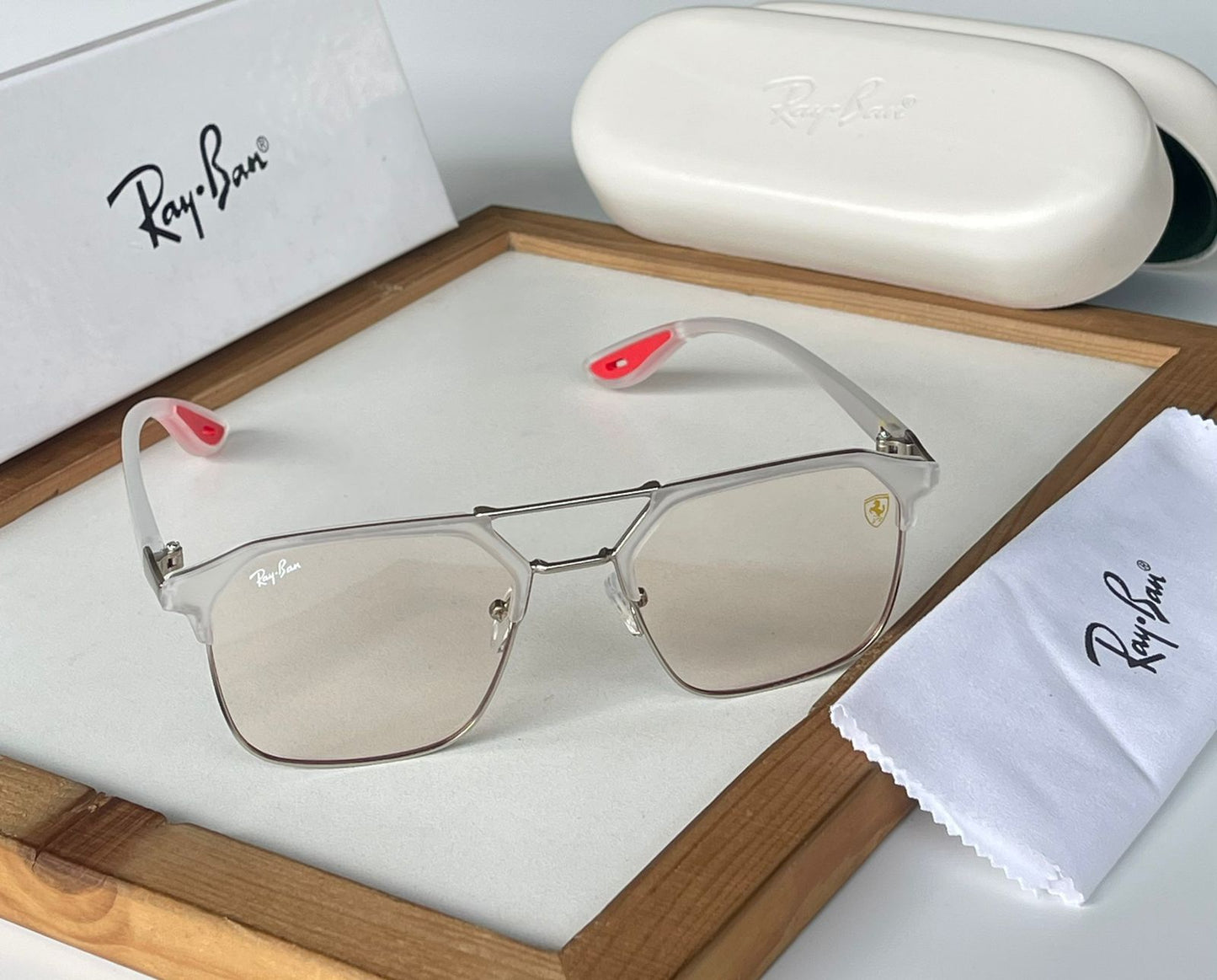 Ray Ban Fancy Sunglass For Daily Causal Evergreen UV Protected For Unisex