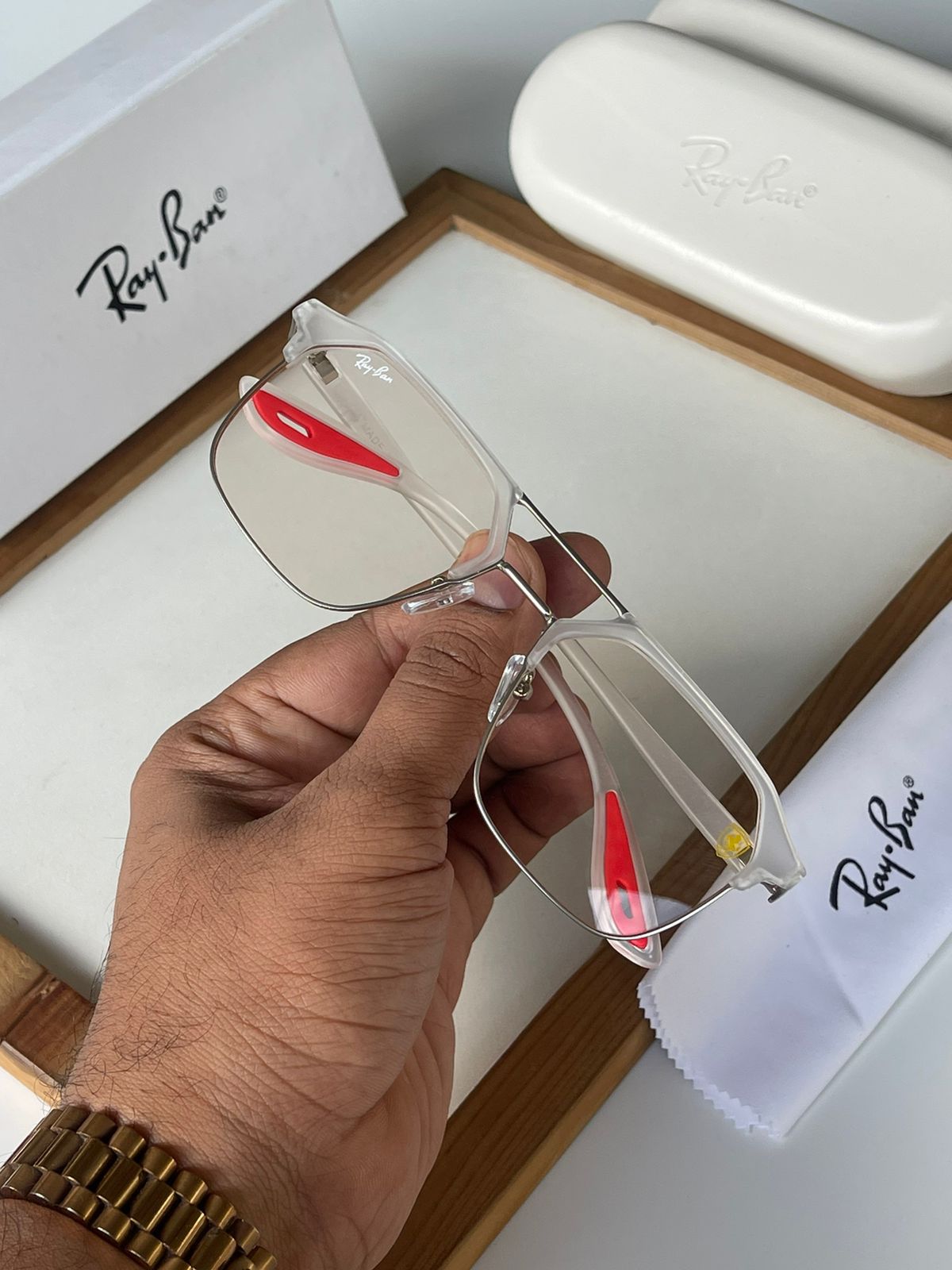 Ray Ban Fancy Sunglass For Daily Causal Evergreen UV Protected For Unisex