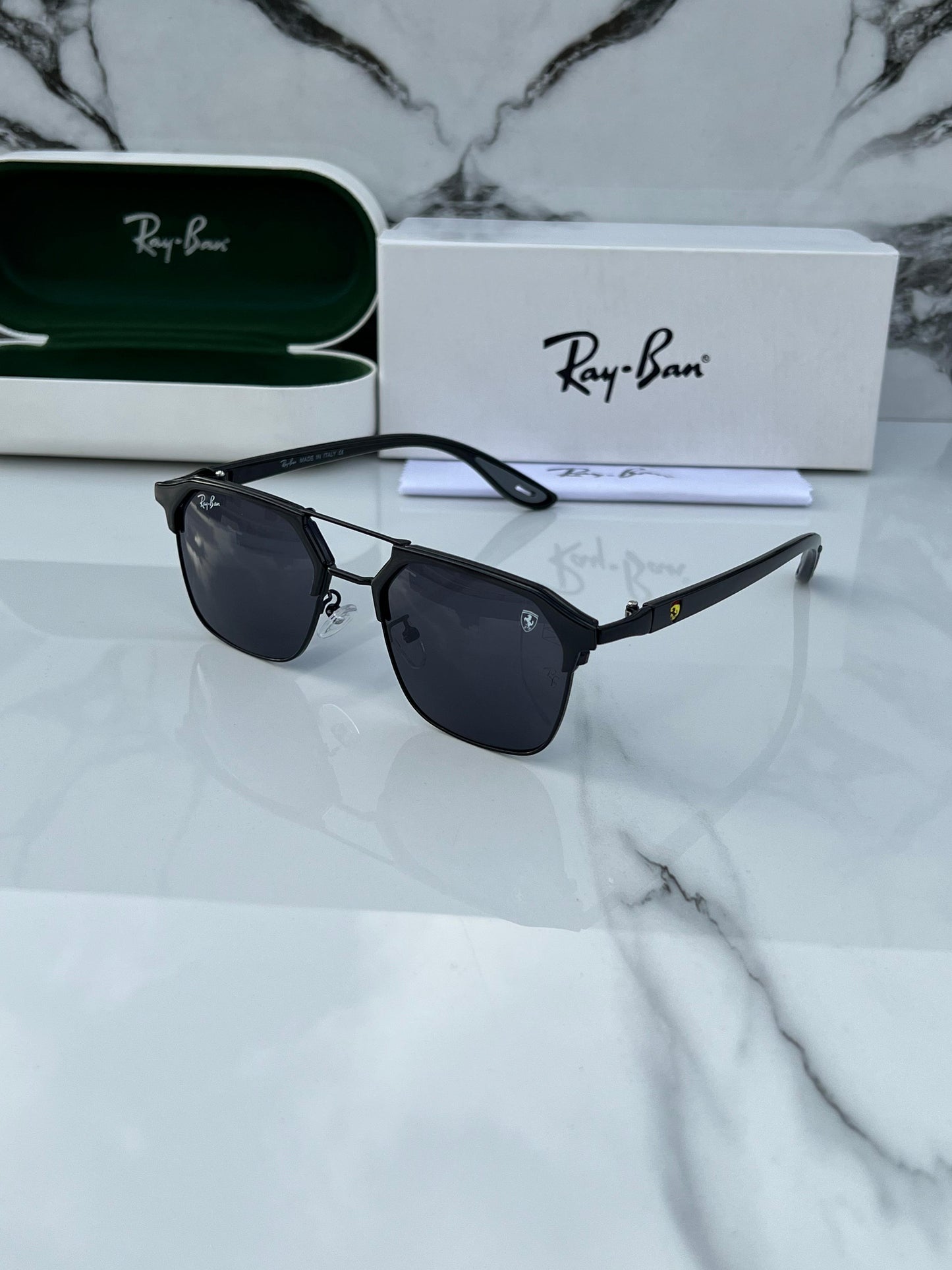 Ray Ban Fancy Sunglass For Daily Causal Evergreen UV Protected For Unisex