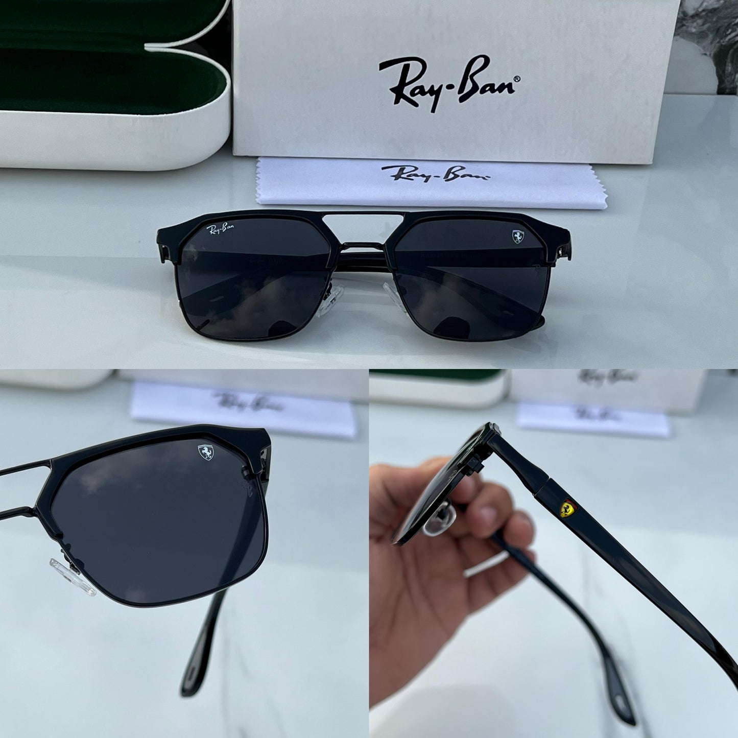 Ray Ban Fancy Sunglass For Daily Causal Evergreen UV Protected For Unisex