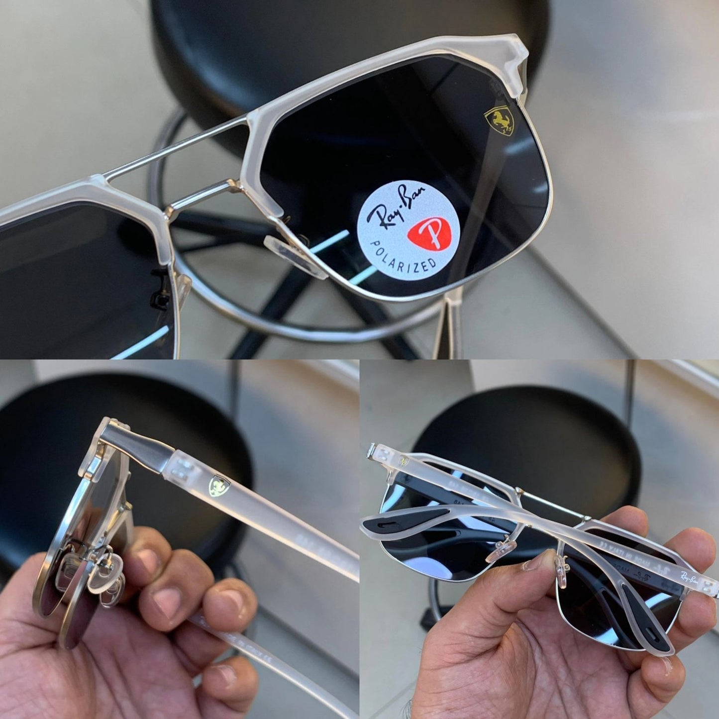 Ray Ban Fancy Sunglass For Daily Causal Evergreen UV Protected For Unisex