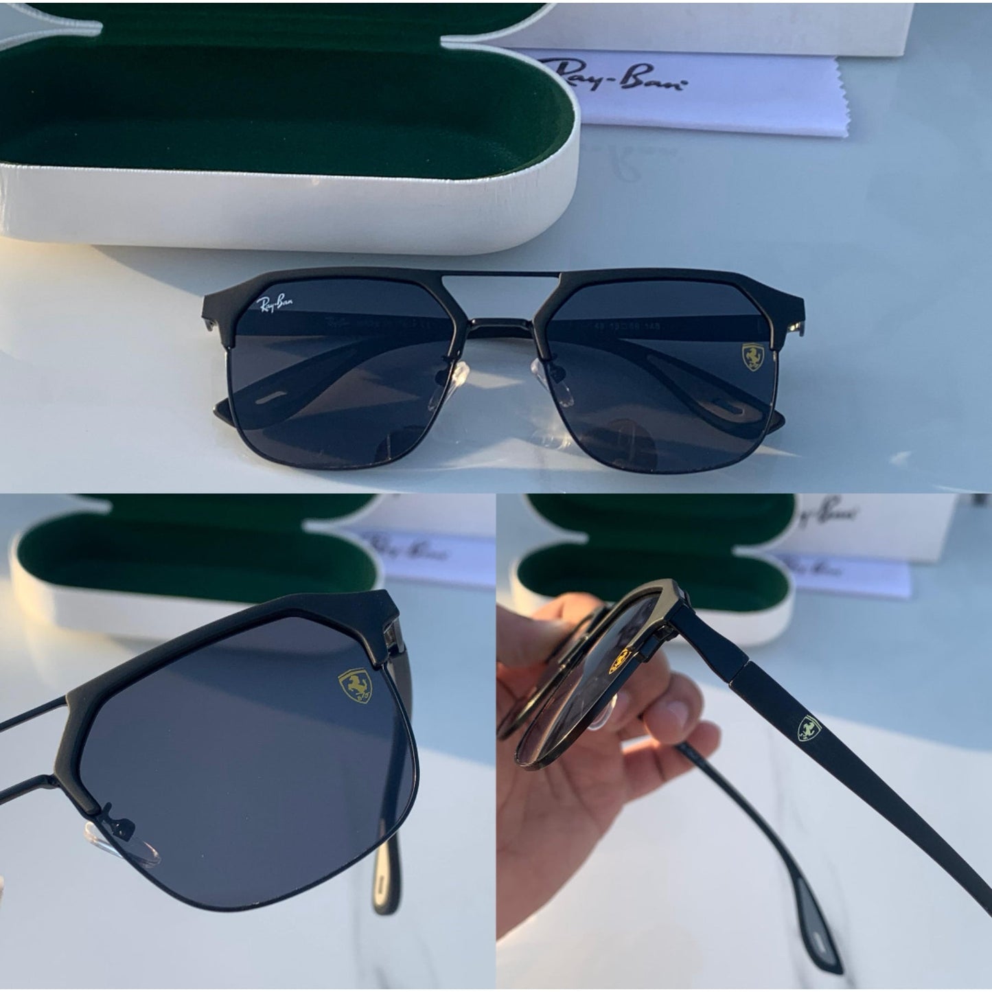 Ray Ban Fancy Sunglass For Daily Causal Evergreen UV Protected For Unisex