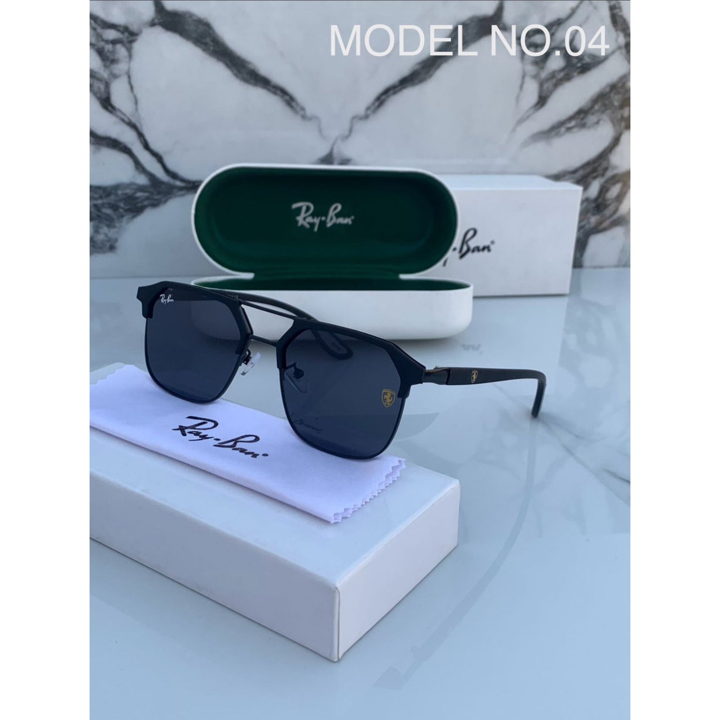 Ray Ban Fancy Sunglass For Daily Causal Evergreen UV Protected For Unisex