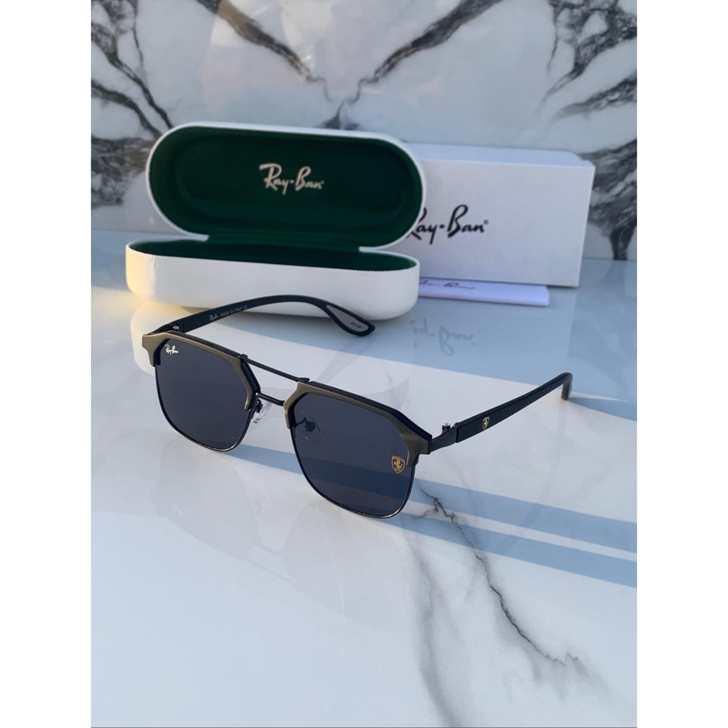 Ray Ban Fancy Sunglass For Daily Causal Evergreen UV Protected For Unisex