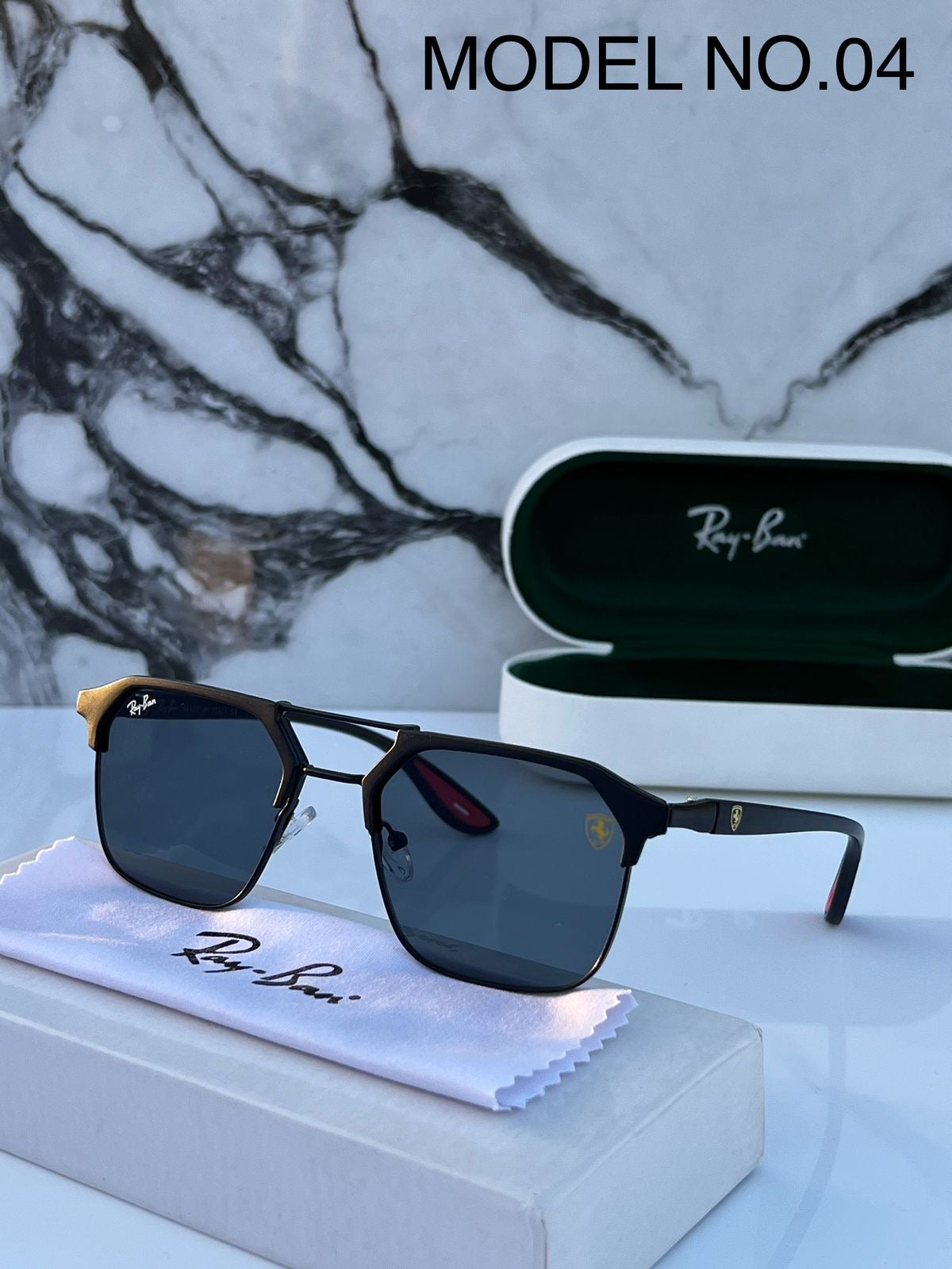 Ray Ban Fancy Sunglass For Daily Causal Evergreen UV Protected For Unisex